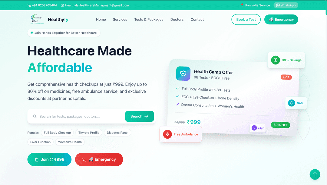 Healthyfy Healthcare